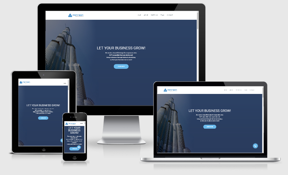 Лендинг пейдж Panteon WS Neeron 2